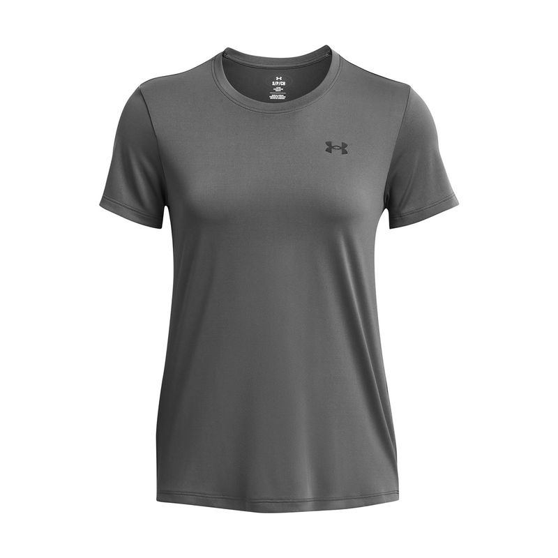 UNDER ARMOUR - Polera Manga Corta UA Launch Mujer Gris UNDER ARMOUR.-
