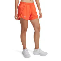 UNDER ARMOUR - Shorts UA fly-by naranjo para mujer
