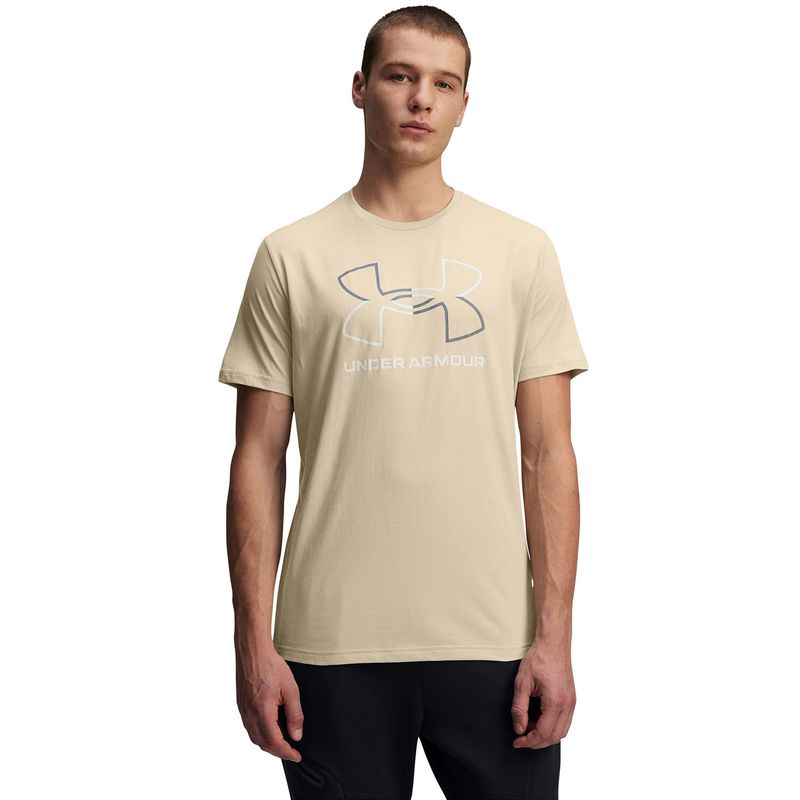 UNDER ARMOUR - Polera Manga Corta Foundation Hombre Café UNDER ARMOUR