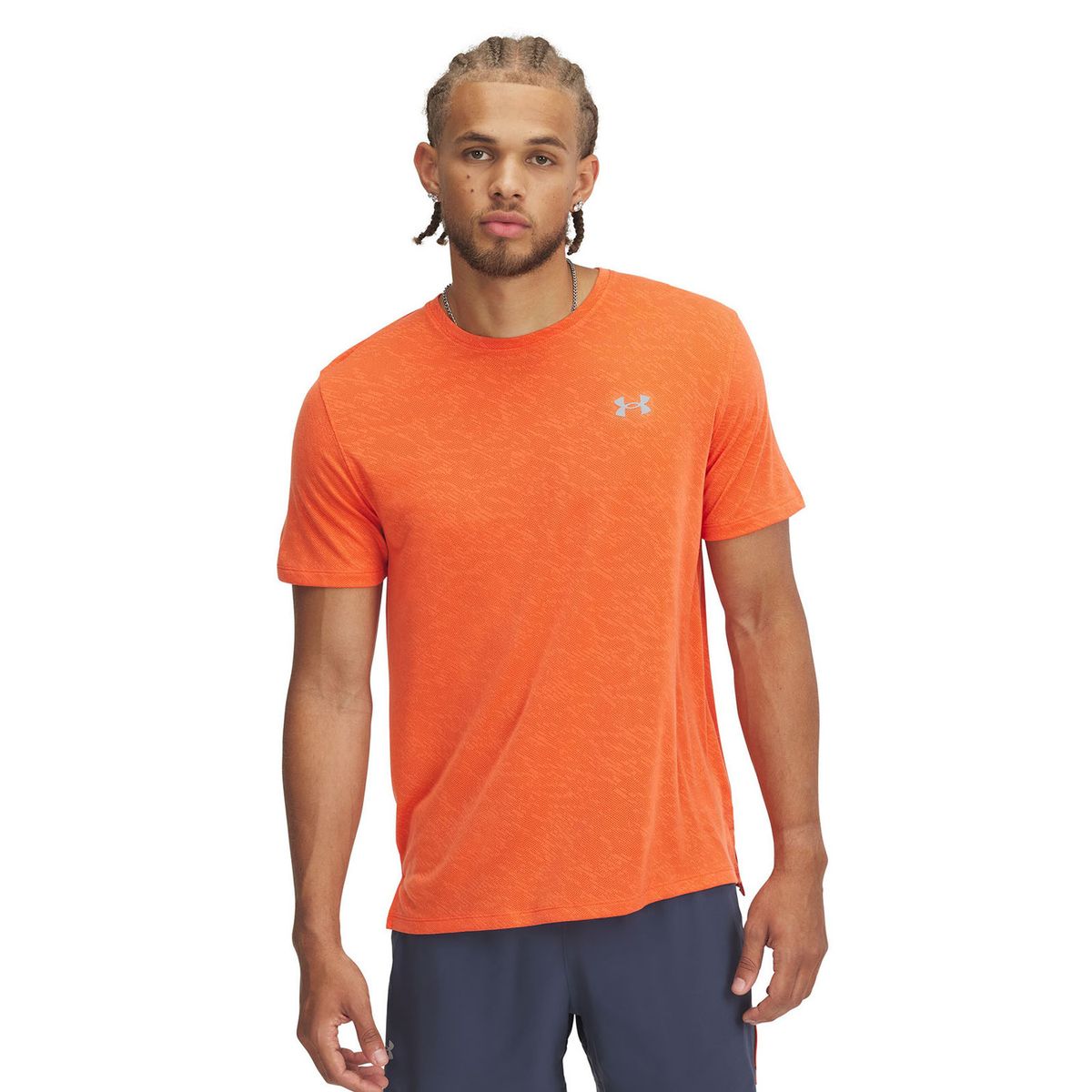 UNDER ARMOUR - Polera Manga Corta Launch Hombre Naranja UNDER ARMOUR