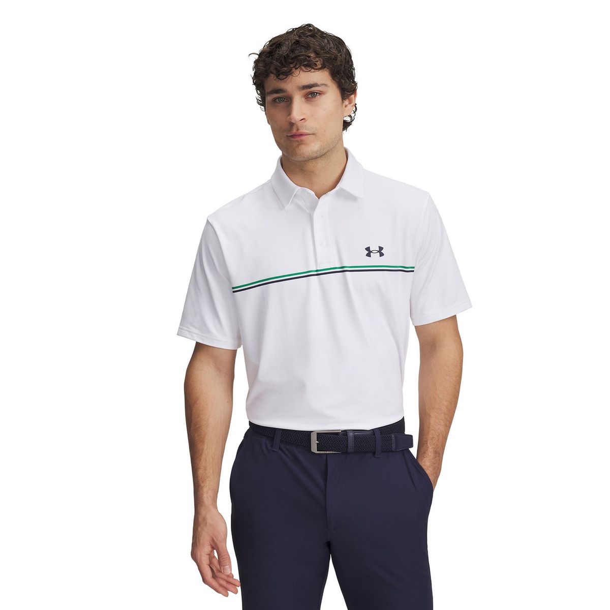UNDER ARMOUR - Polo Manga Corta Playoff 3 Hombre Blanco UNDER ARMOUR