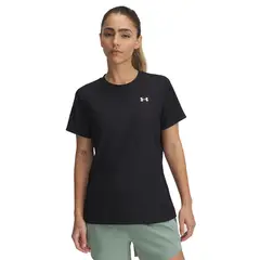 UNDER ARMOUR - Polera Manga Corta UA Tech Mujer Negro