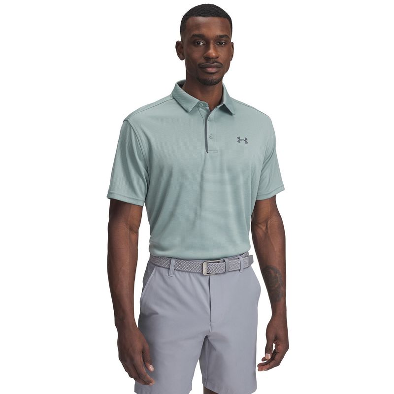 UNDER ARMOUR - Polo Manga Corta UA Tech Hombre Verde Underarmour UNDER ARMOUR