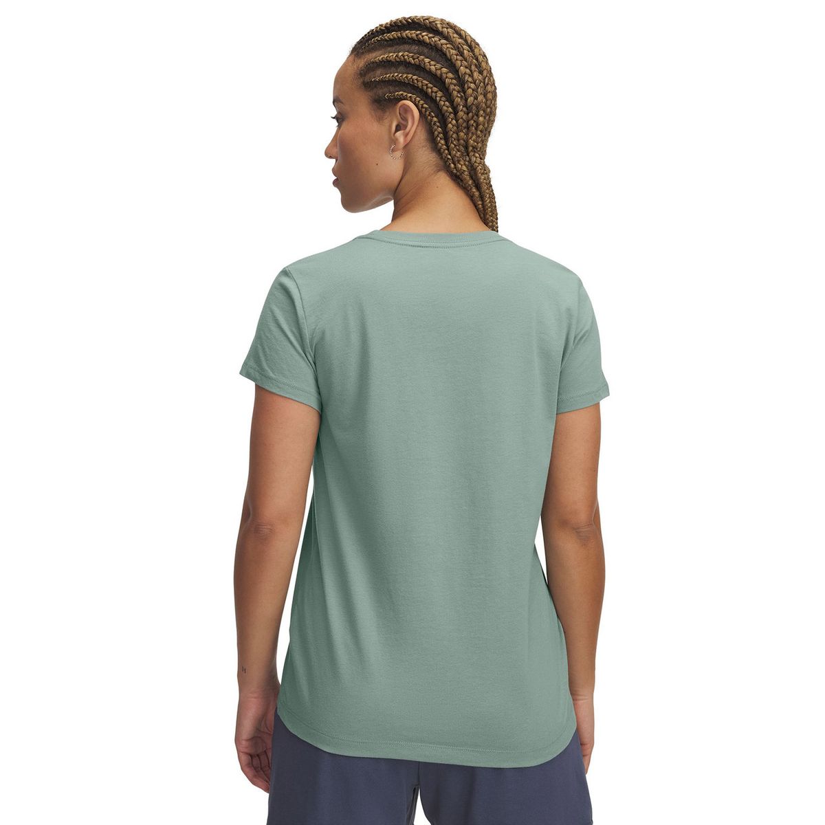 UNDER ARMOUR - Polera Manga Corta UA Rival Mujer Verde UNDER ARMOUR