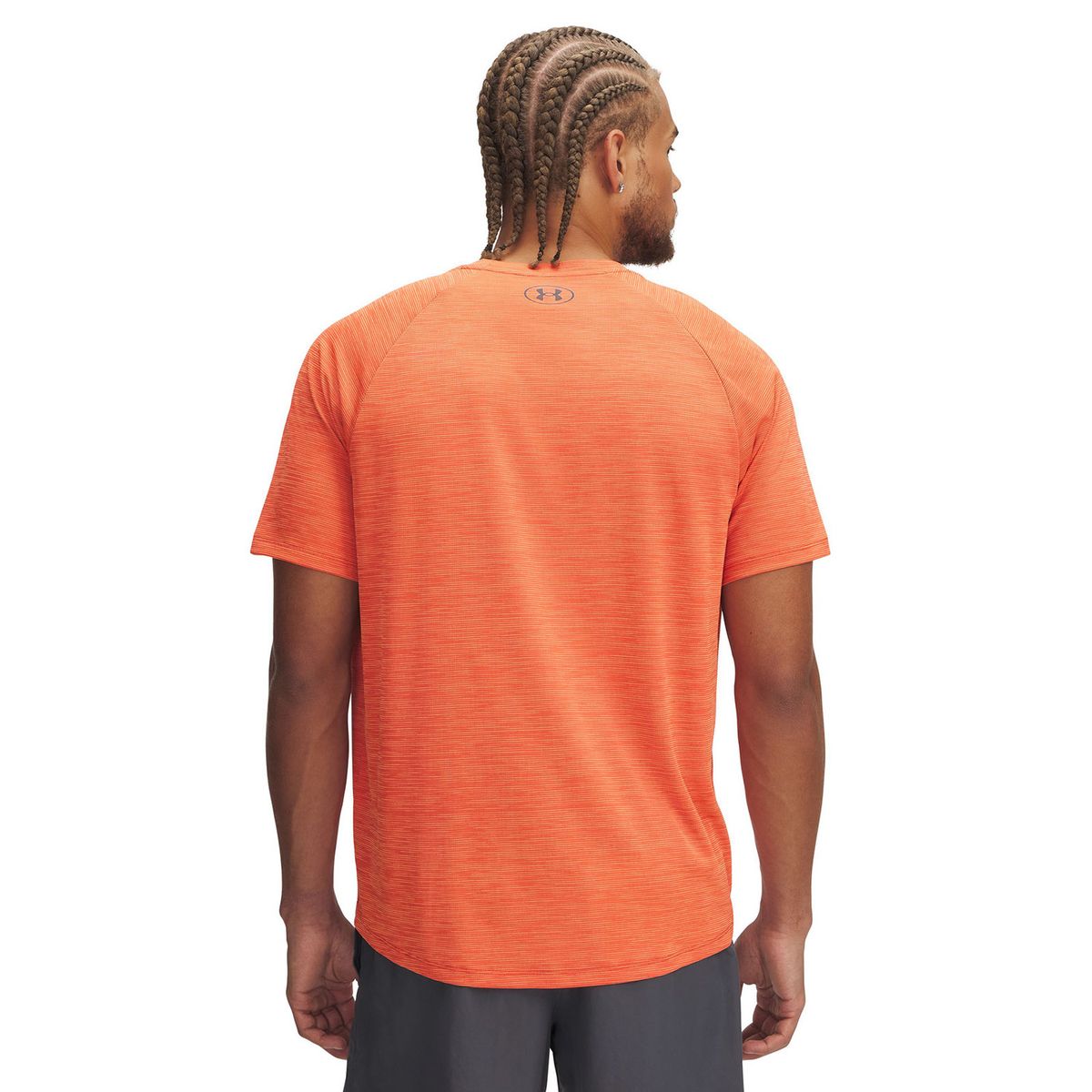 UNDER ARMOUR - Polera Manga Corta UA Tech Hombre Naranja UNDER ARMOUR