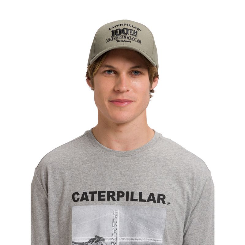 CAT - Jockey Caterpillar 100TH Hombre Oliva CAT