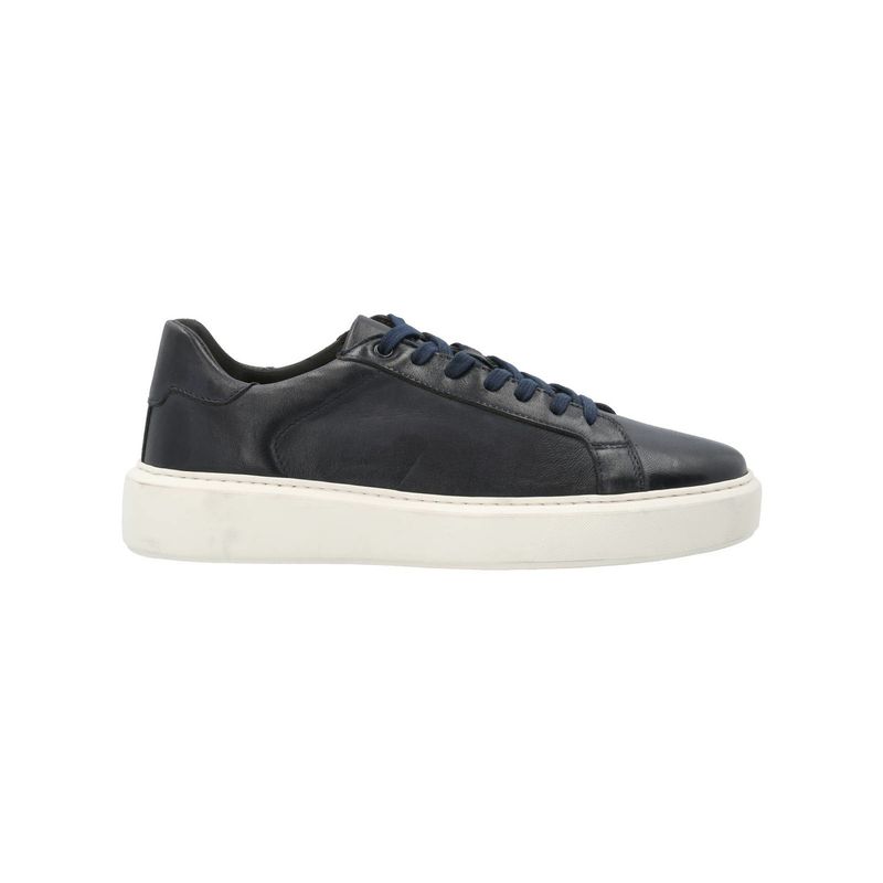 ROCKFORD - Zapato Cuero Hombre Volturno Azul ROCKFORD