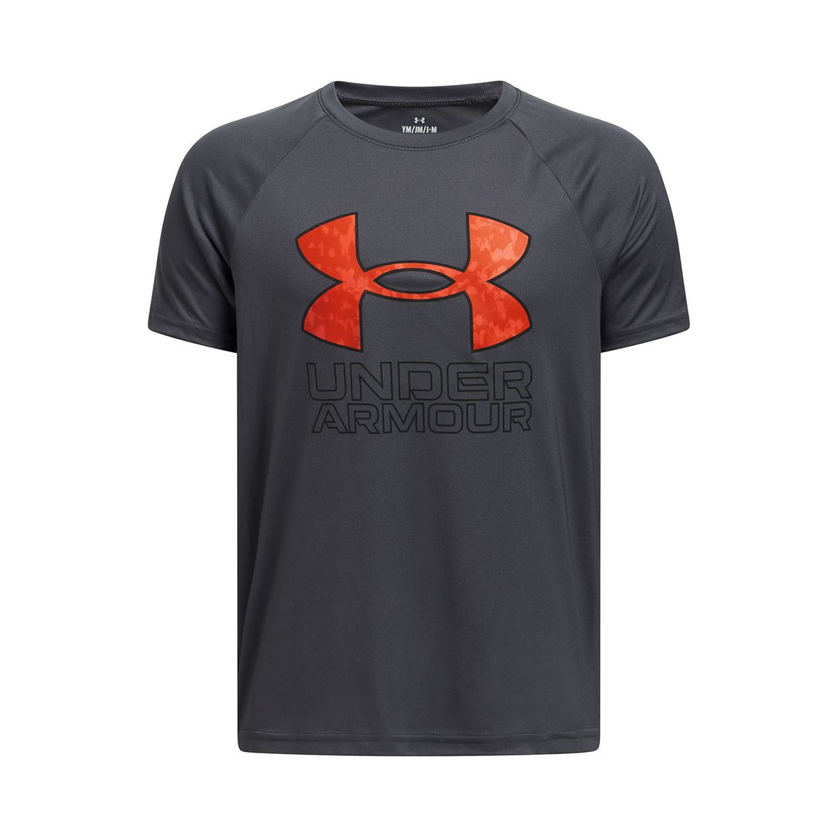 UNDER ARMOUR - Polera manga corta UA tch hybrid gris niño UNDER ARMOUR