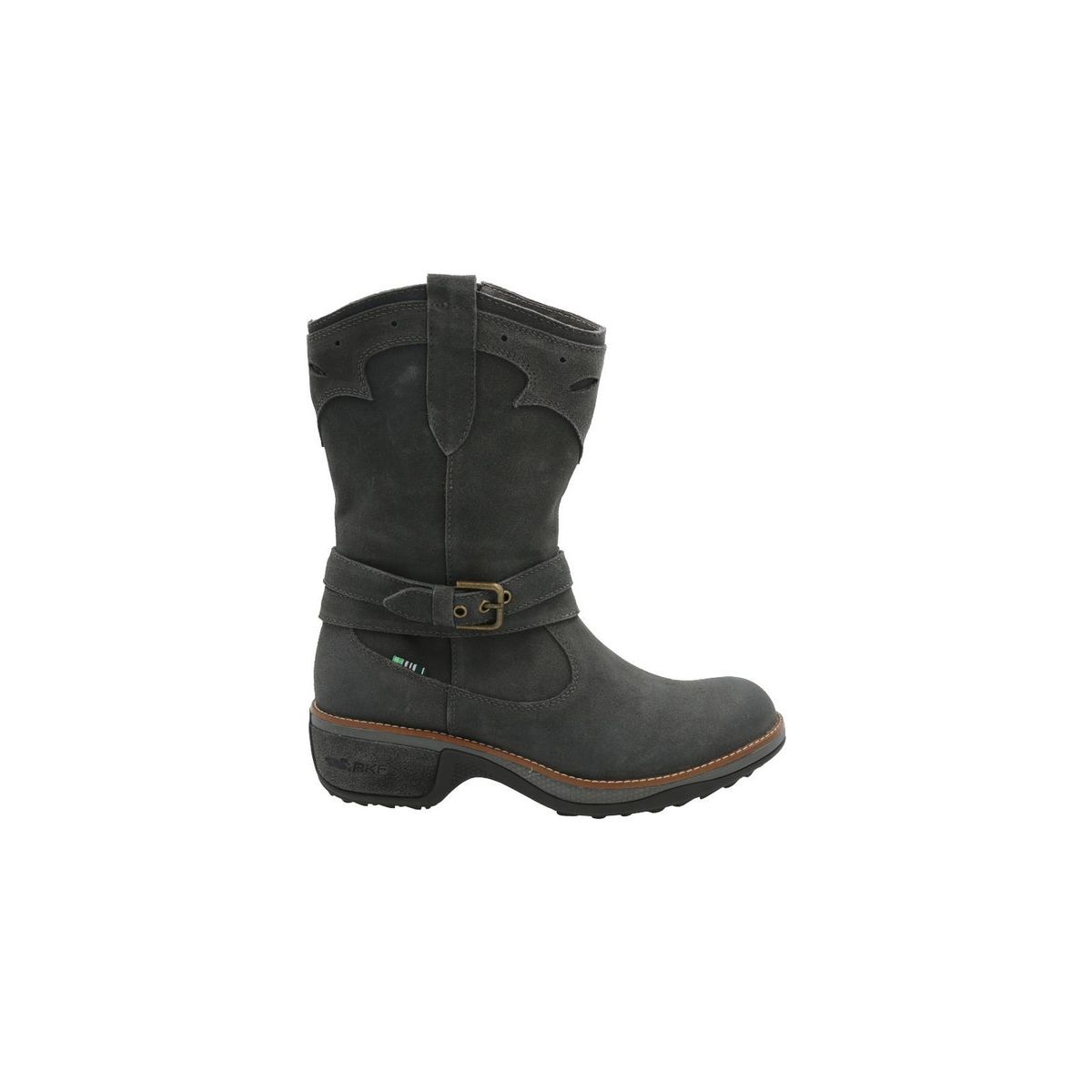 ROCKFORD - Bota Cuero Mujer Nia Gris ROCKFORD