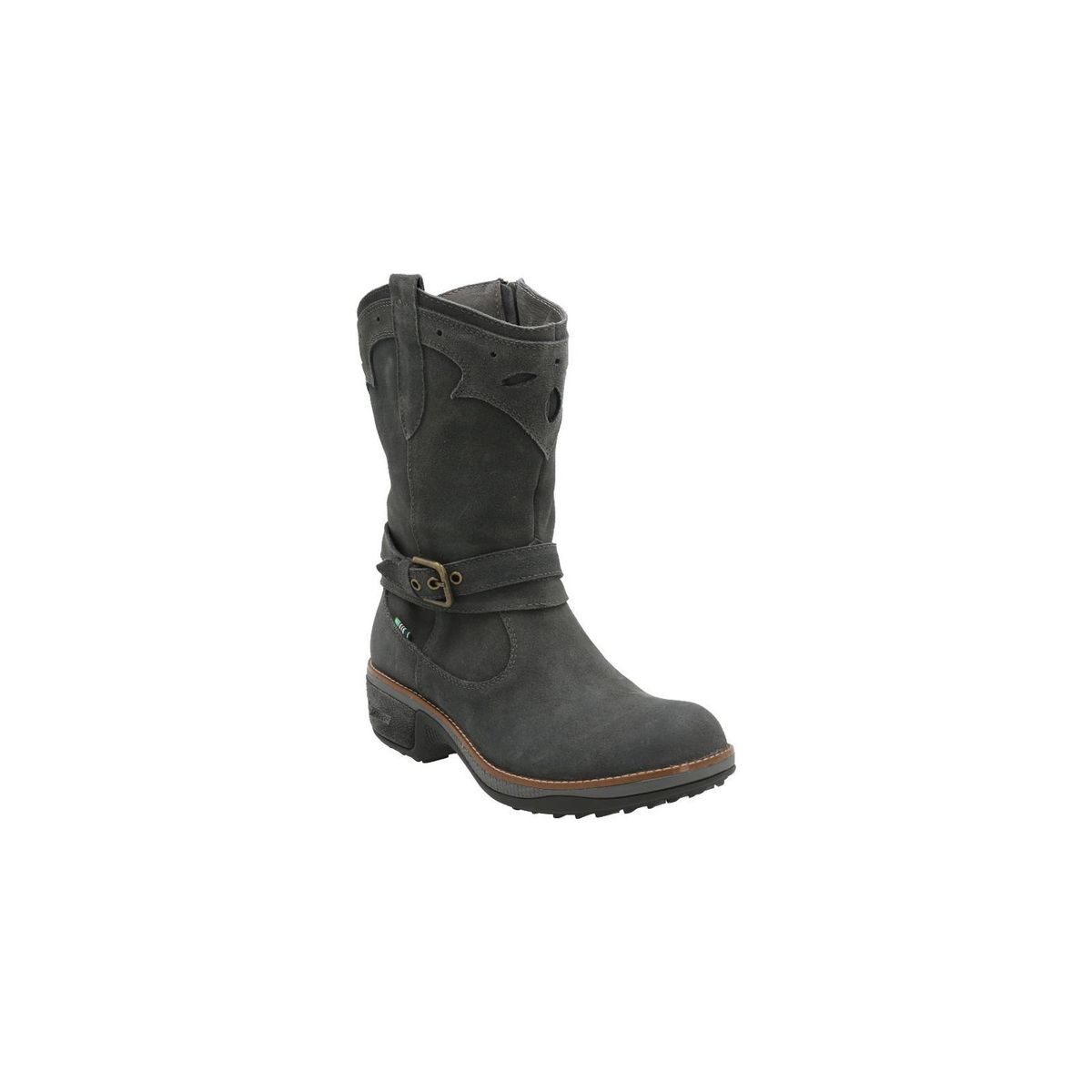 ROCKFORD - Bota Cuero Mujer Nia Gris ROCKFORD