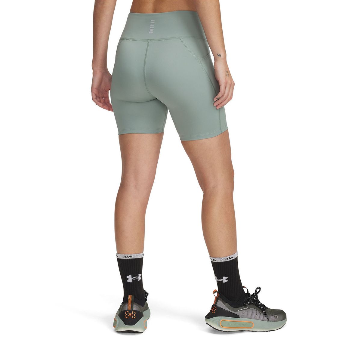 UNDER ARMOUR - Shorts UA Launch Para Mujer Verde UNDER ARMOUR