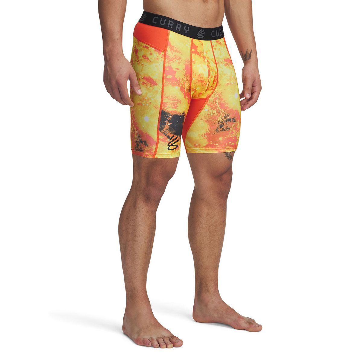 UNDER ARMOUR - Shorts Curry Heatgear Para Hombre Naranja UNDER ARMOUR