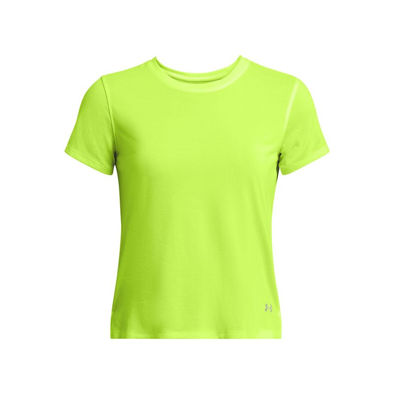 UNDER ARMOUR - Polera Manga Corta Launch Mujer Amarillo UNDER ARMOUR