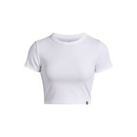 Polera Manga Corta Rival Rib Mujer Blanco