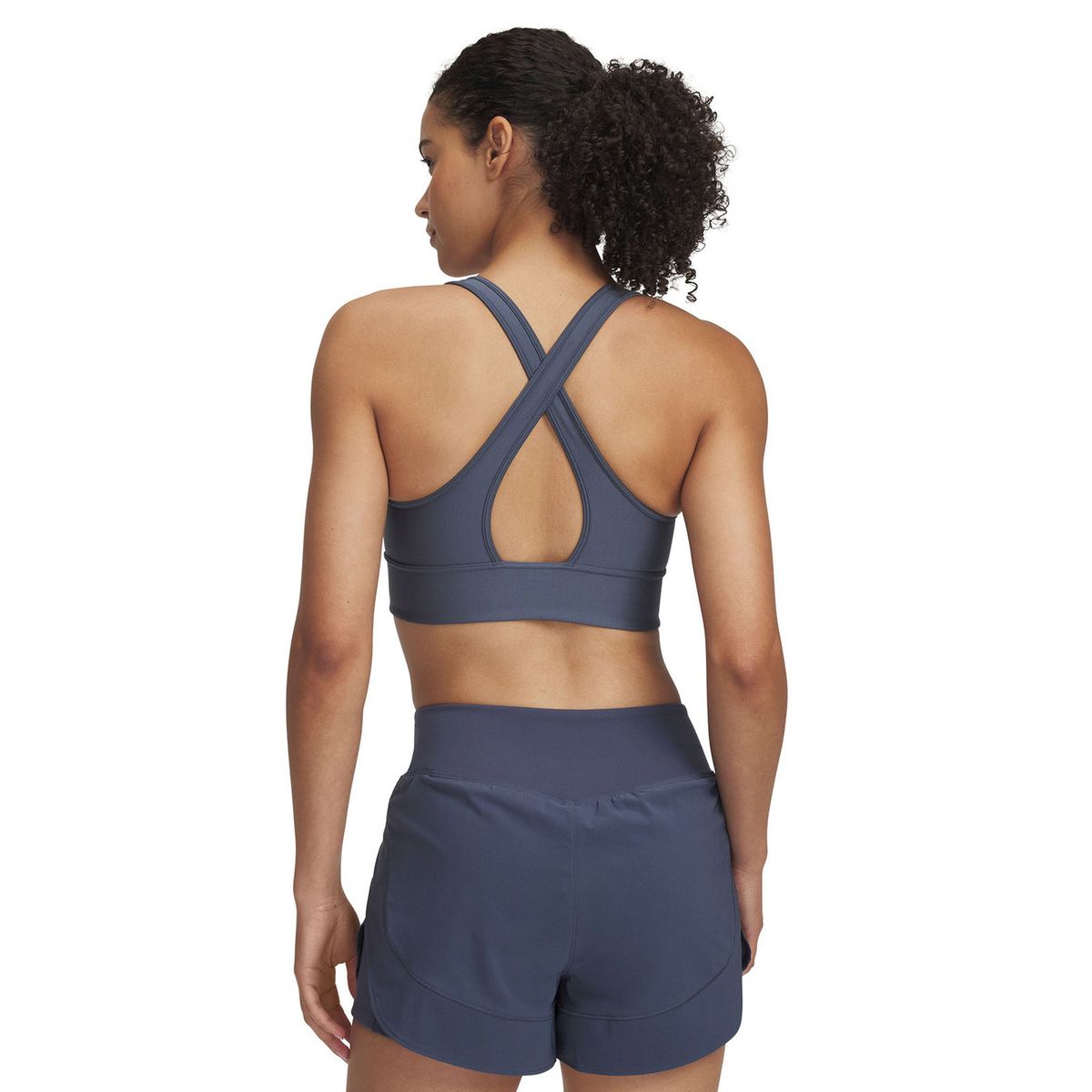 UNDER ARMOUR - Sostén Deportivo Crossback Long Mujer Gris UNDER ARMOUR