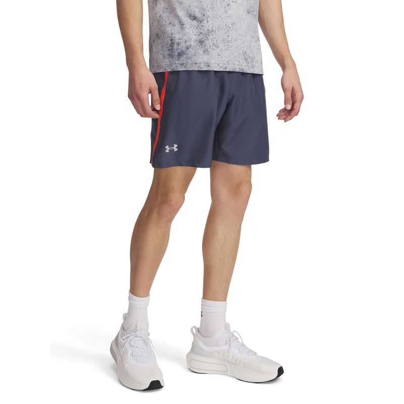 UNDER ARMOUR - Shorts UA Launch Para Hombre Gris UNDER ARMOUR