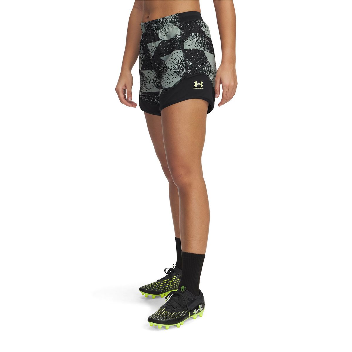 UNDER ARMOUR - Shorts UA Challenger Pro Para Mujer Verde UNDER ARMOUR