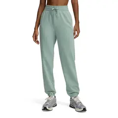 UNDER ARMOUR - Jogger UA Rival terry verde para mujer