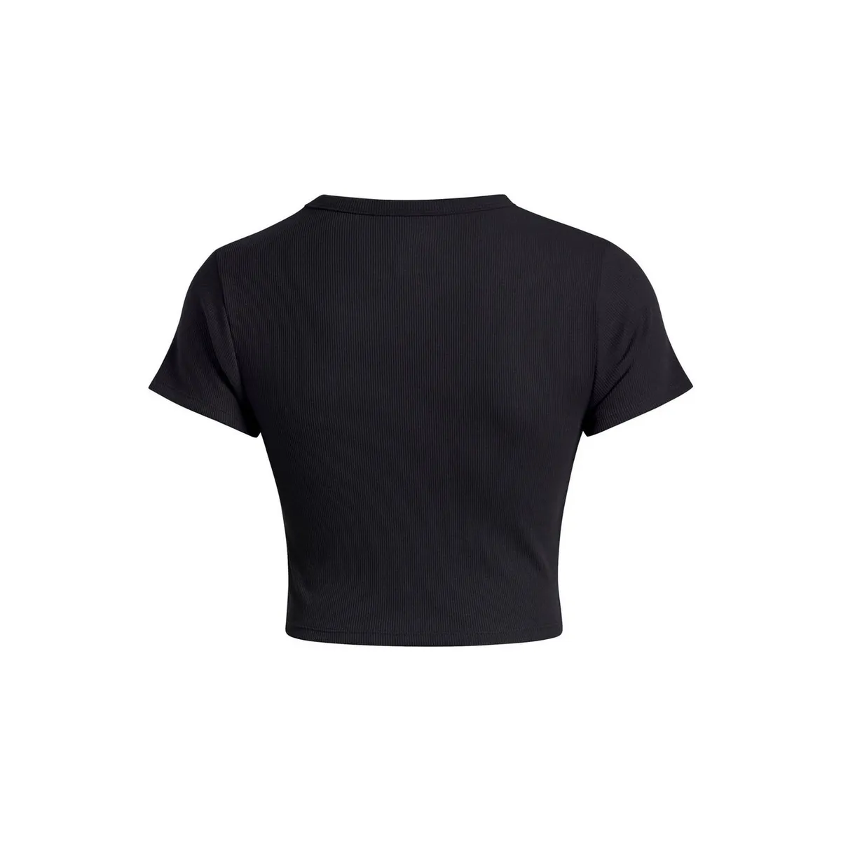 UNDER ARMOUR - Polera Manga Corta Lifestyle para mujer Rival Rib Baby negro UNDER ARMOUR