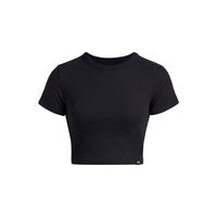 Polera Manga Corta Lifestyle para mujer Rival Rib Baby negro