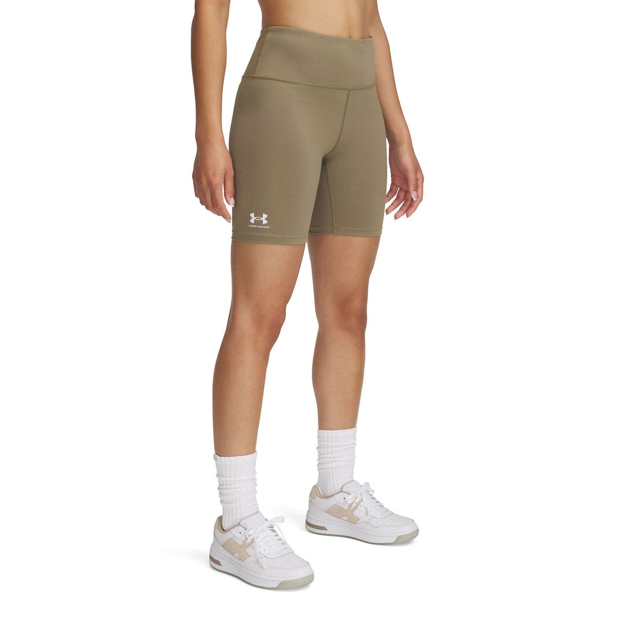 UNDER ARMOUR - Shorts UA Rival café para mujer UNDER ARMOUR