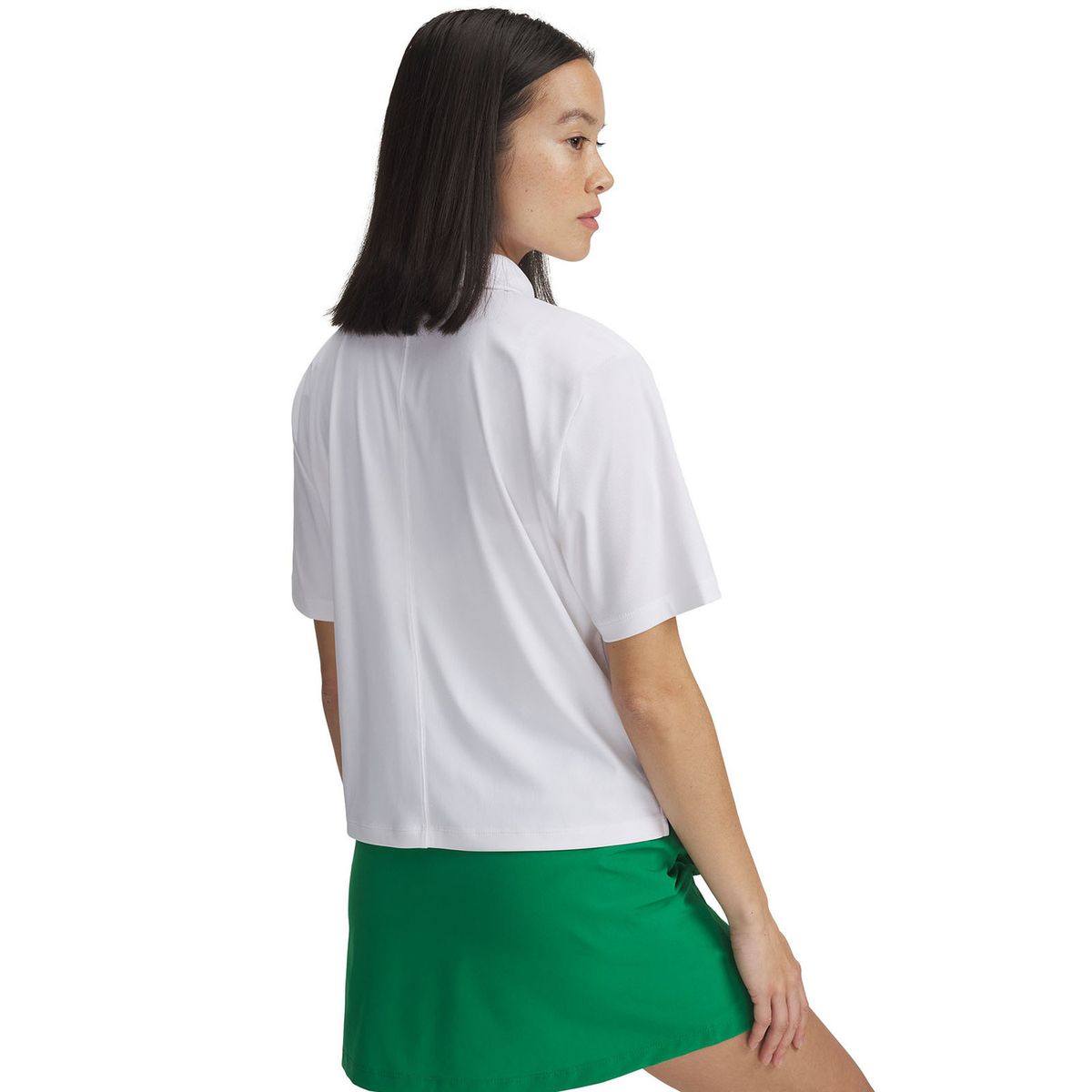 UNDER ARMOUR - Polo Drive Manga Corta Blanco Mujer UNDER ARMOUR