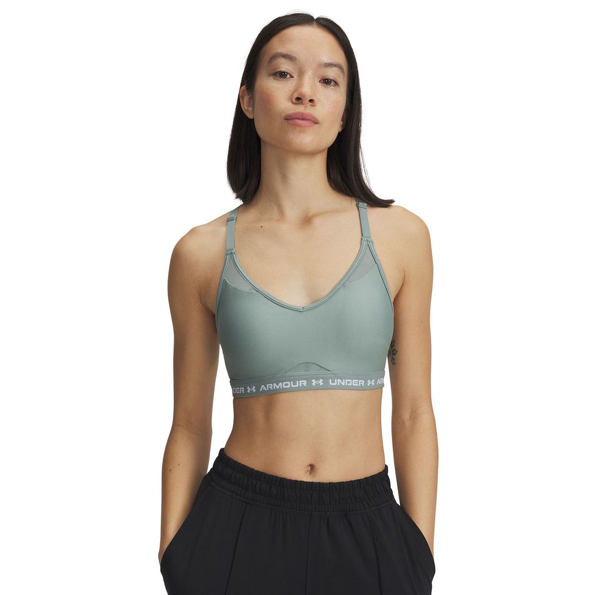 UNDER ARMOUR - Sostén Deportivo Crossback Low Mujer Verde UNDER ARMOUR