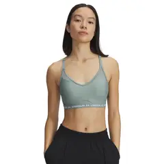 UNDER ARMOUR - Sostén Deportivo Crossback Low Mujer Verde