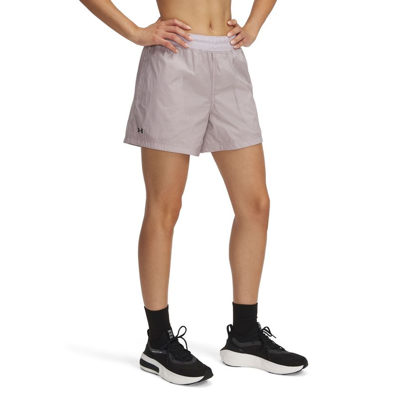 UNDER ARMOUR - Shorts UA Rival Woven Para Mujer Gris UNDER ARMOUR