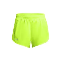 Shorts UA fly-by amarillo para mujer