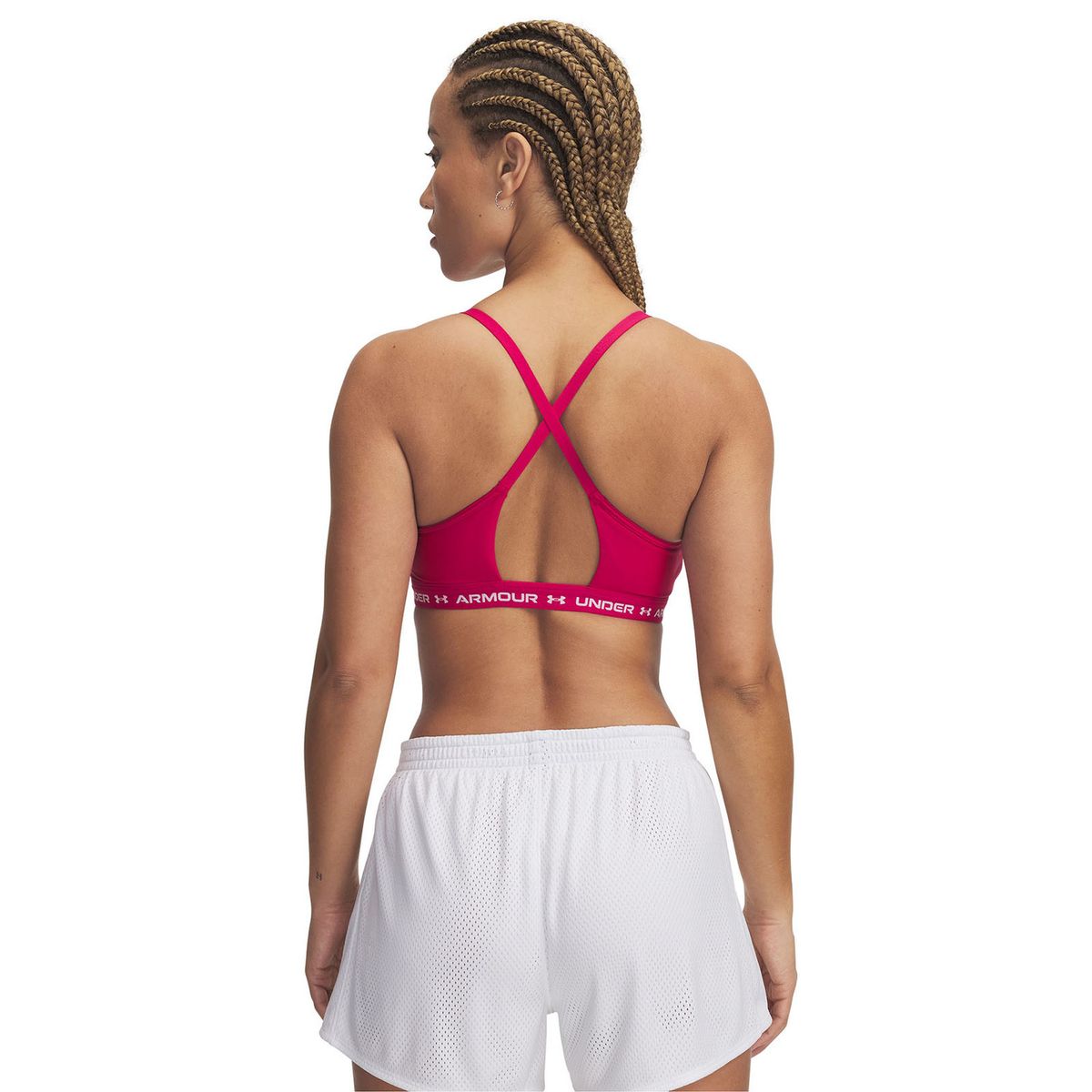 UNDER ARMOUR - Sostén Deportivo Crossback Mujer Morado UNDER ARMOUR