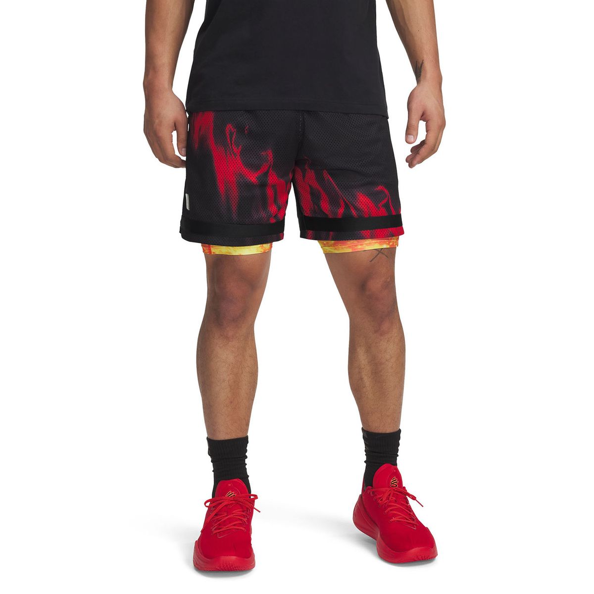 UNDER ARMOUR - Shorts Curry Statement Para Hombre Negro UNDER ARMOUR