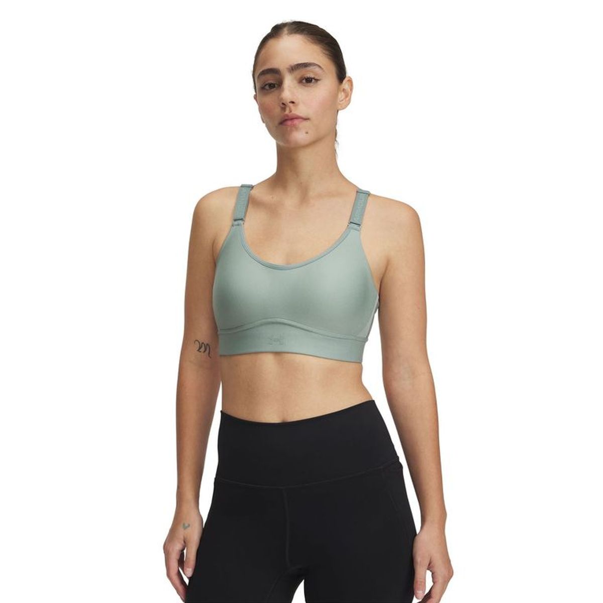 UNDER ARMOUR - Sostén Deprtivo Infinity 2 Mid Mujer Verde UNDER ARMOUR
