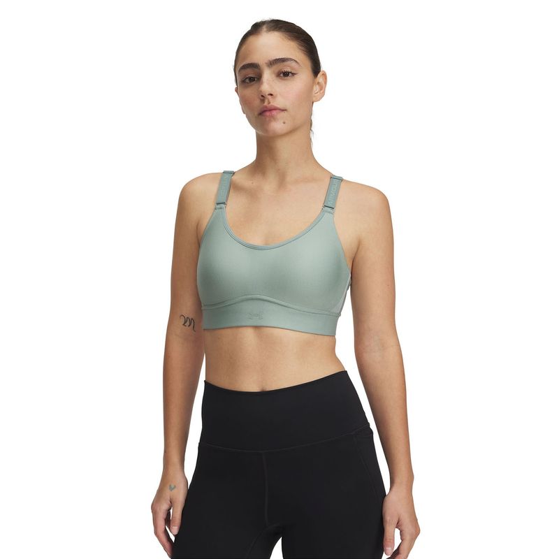 UNDER ARMOUR - Sostén Deprtivo Infinity 2 Mid Mujer Verde UNDER ARMOUR