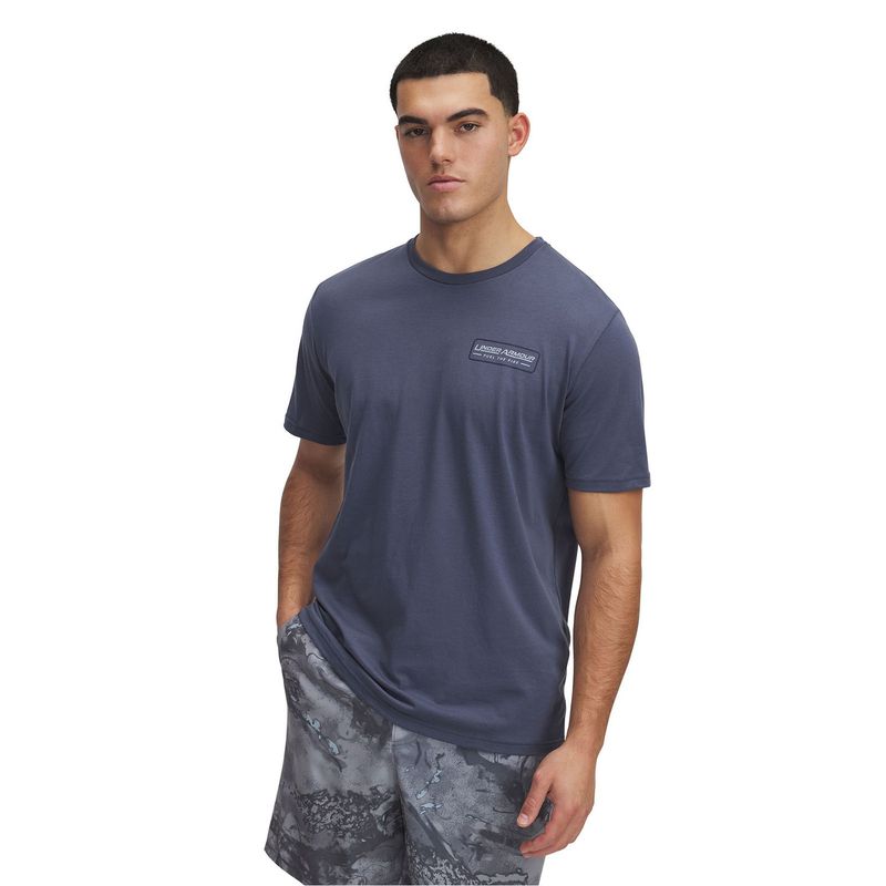 UNDER ARMOUR - Polera Manga Corta UA Outdoor Hombre Gris UNDER ARMOUR