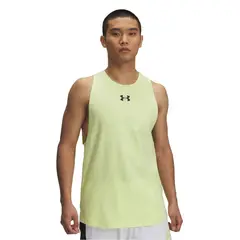 UNDER ARMOUR - Polera Sin Mangas Amarillo Hombre