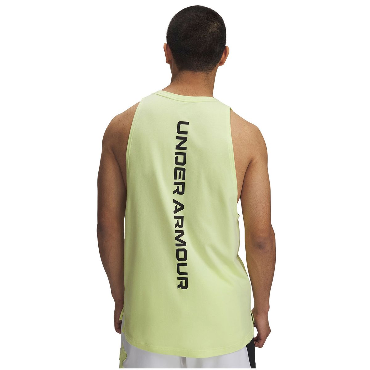 UNDER ARMOUR - Polera Sin Mangas Amarillo Hombre UNDER ARMOUR