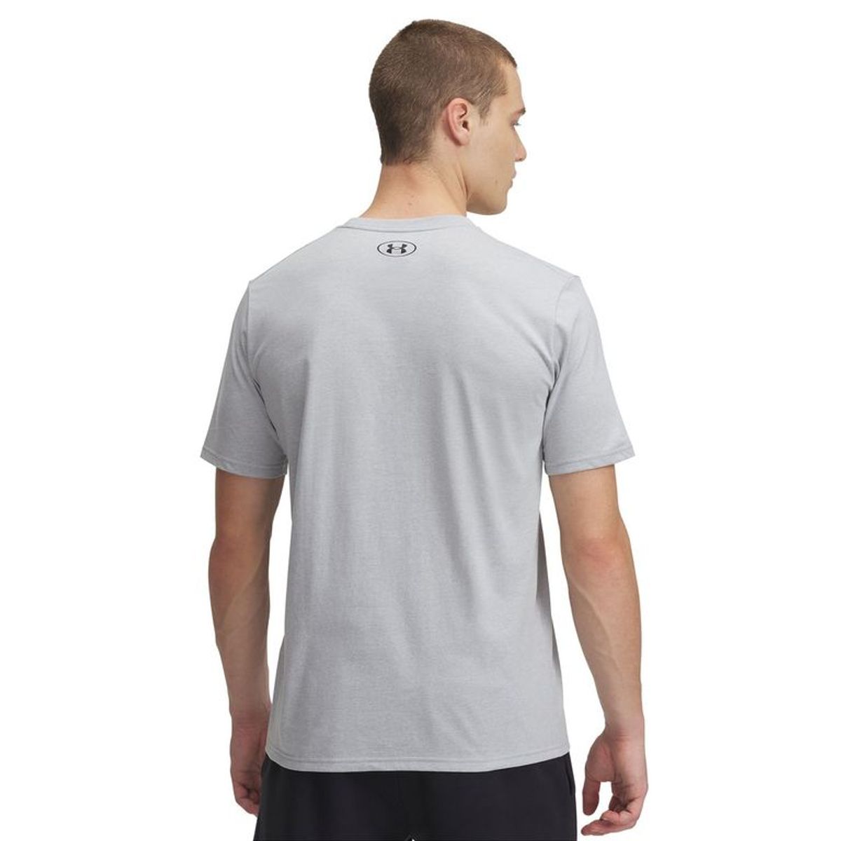 UNDER ARMOUR - Polera Manga Corta Boxed Hombre Gris UNDER ARMOUR