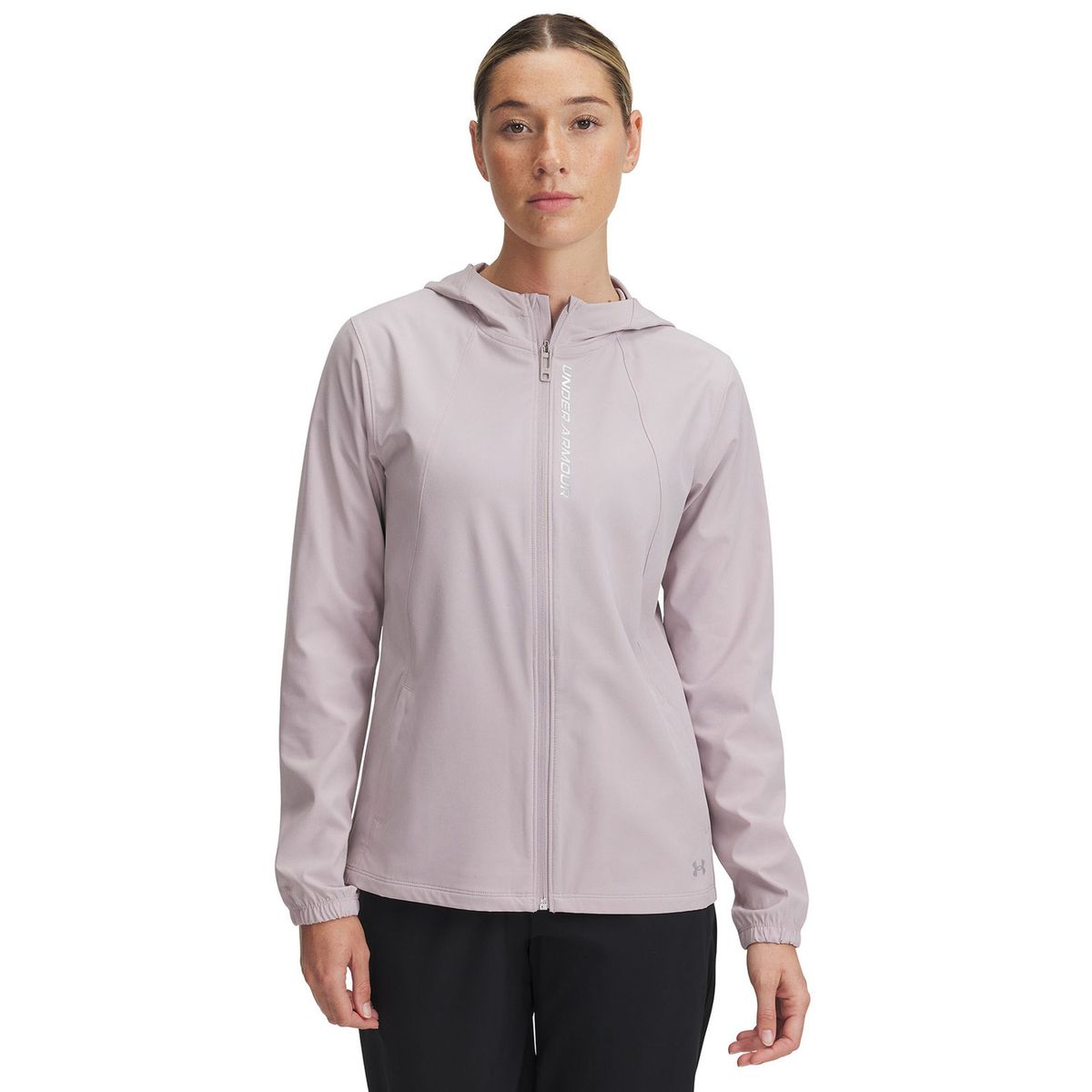 UNDER ARMOUR - Chaqueta UA Outrun The Storm Mujer Gris UNDER ARMOUR