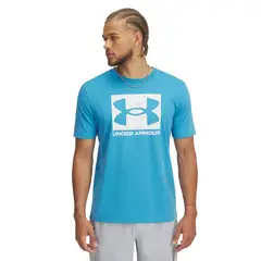 UNDER ARMOUR - Polera Manga Corta UA Camo Hombre Azul