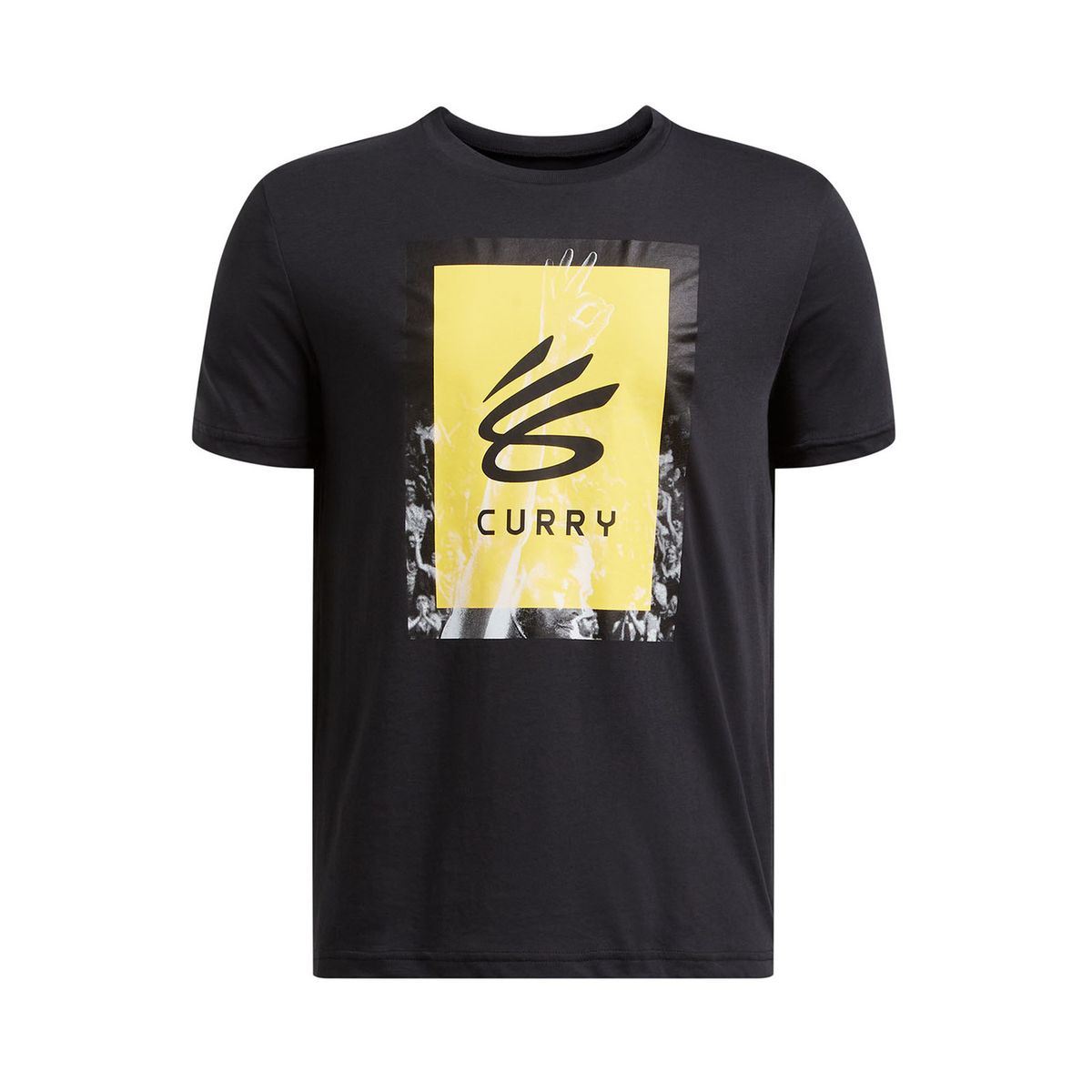 UNDER ARMOUR - Polera Manga Corta Curry Trend Niños Negro UNDER ARMOUR