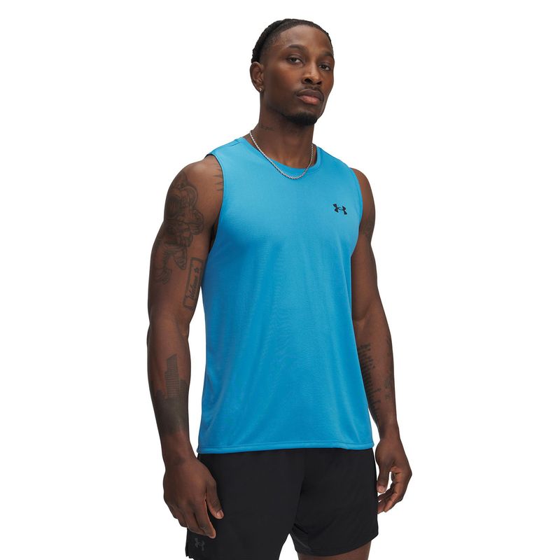 UNDER ARMOUR - Polera Sin Mangas UA Tech Hombre Azul UNDER ARMOUR