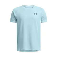 UNDER ARMOUR - Polera Manga Corta UA Tech Niños Azul
