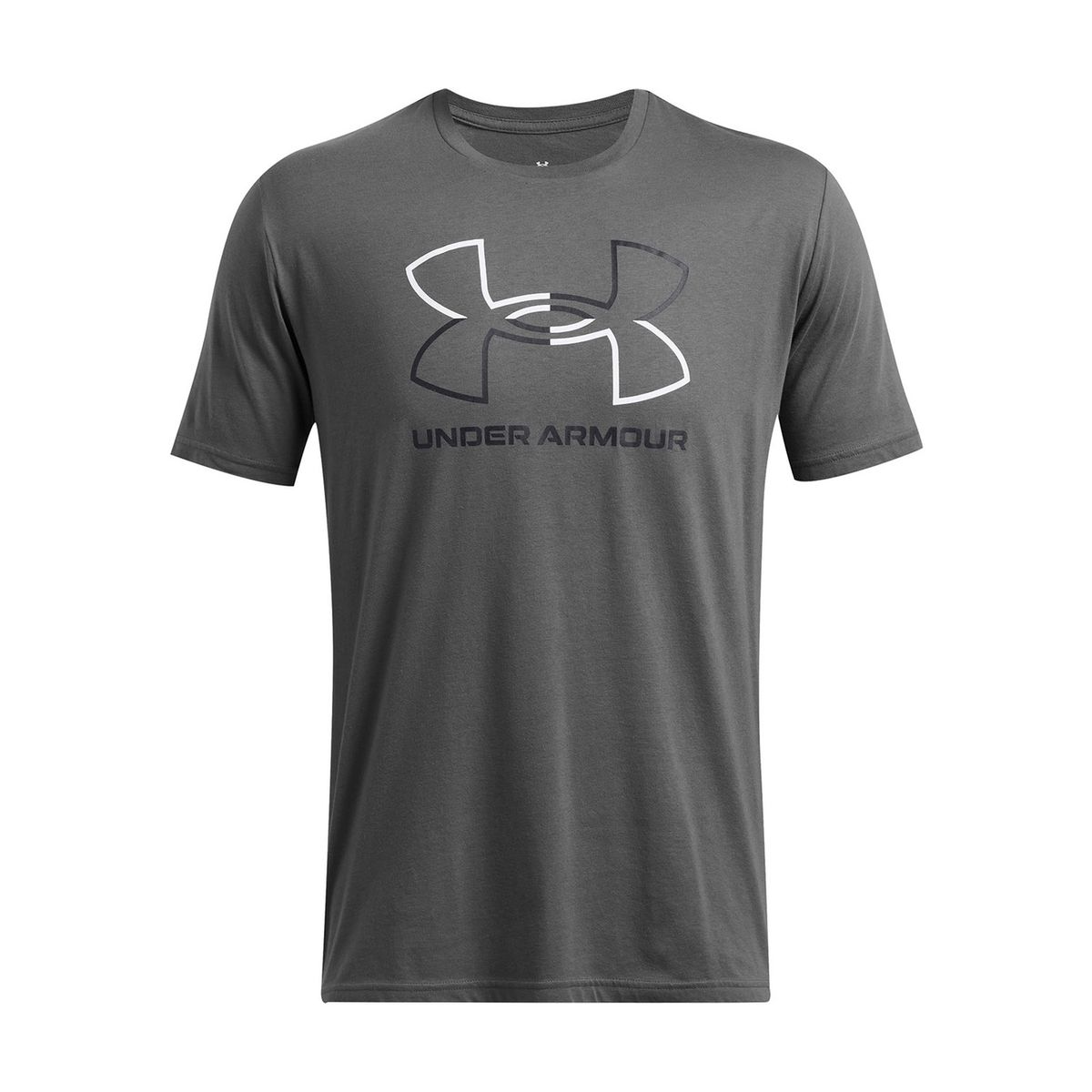 UNDER ARMOUR - Polera Manga Corta Foundation Hombre Gris UNDER ARMOUR