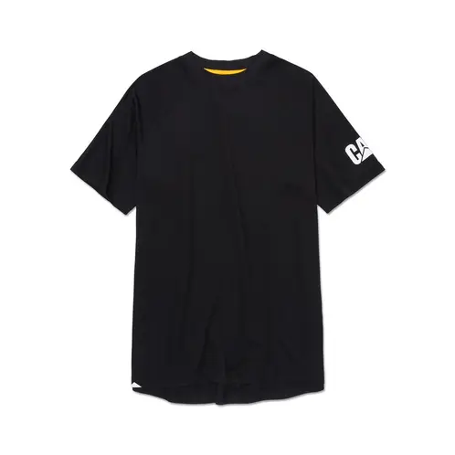 CAT - Polera M/Corta Lightweight Cooling Crw Hombre Negra