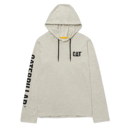 CAT - Polera Upf Hooded Banner Mujer Blanco
