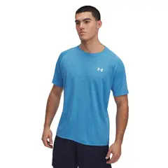 UNDER ARMOUR - Polera Manga Corta UA Tech Hombre Azul