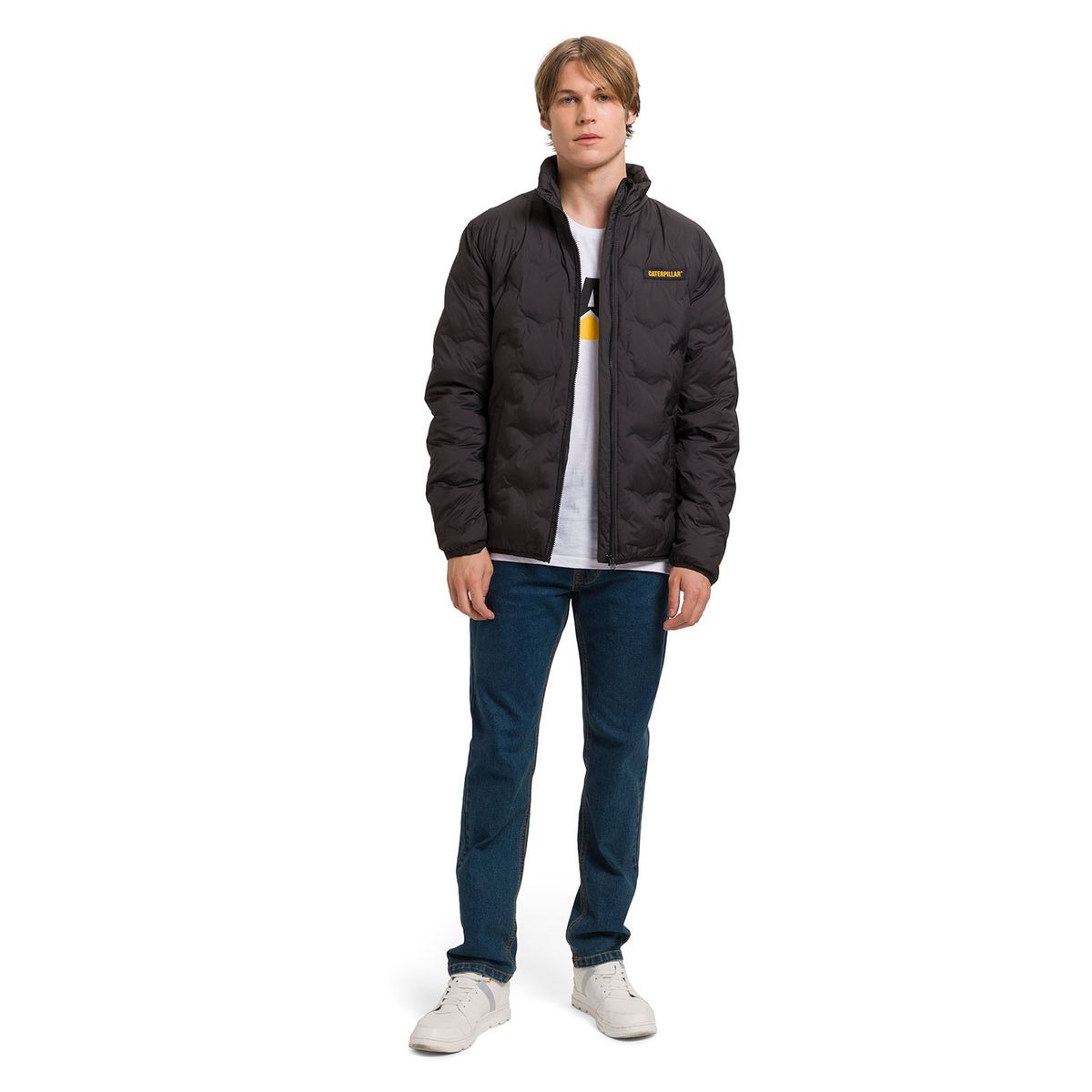 CAT - Parka Bonded Medium Weight Insulated Hombre Negra CAT