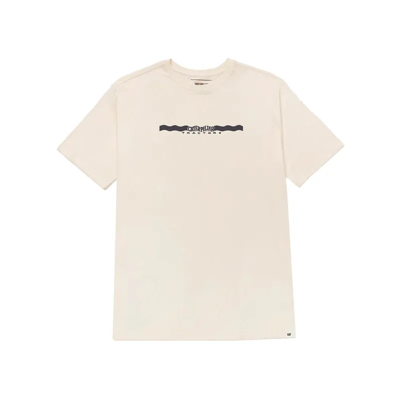 CAT - Polera Casual Projects Graphic 5 Hombre Blanco CAT