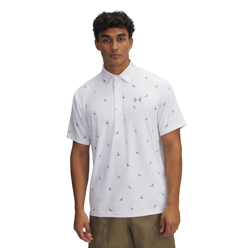 UNDER ARMOUR - Polo Manga Corta Playoff 3.0 Hombre Blanco UNDER ARMOUR.-